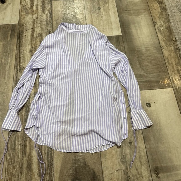 Savage x fenty purple stripe sleep shirt - Picture 4 of 4